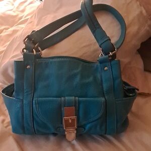 Chaps Turquise Shoulder Bag NWOT